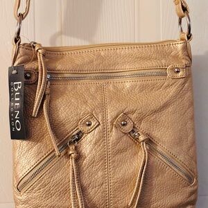 Bueno Gold Crossbody Bag
